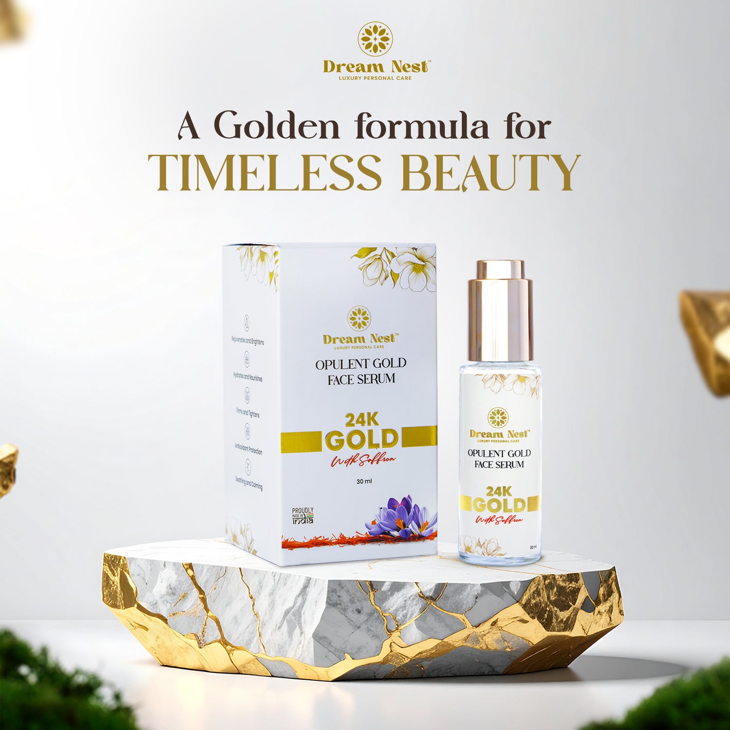 24K Opulent Gold Face Serum [30ml]