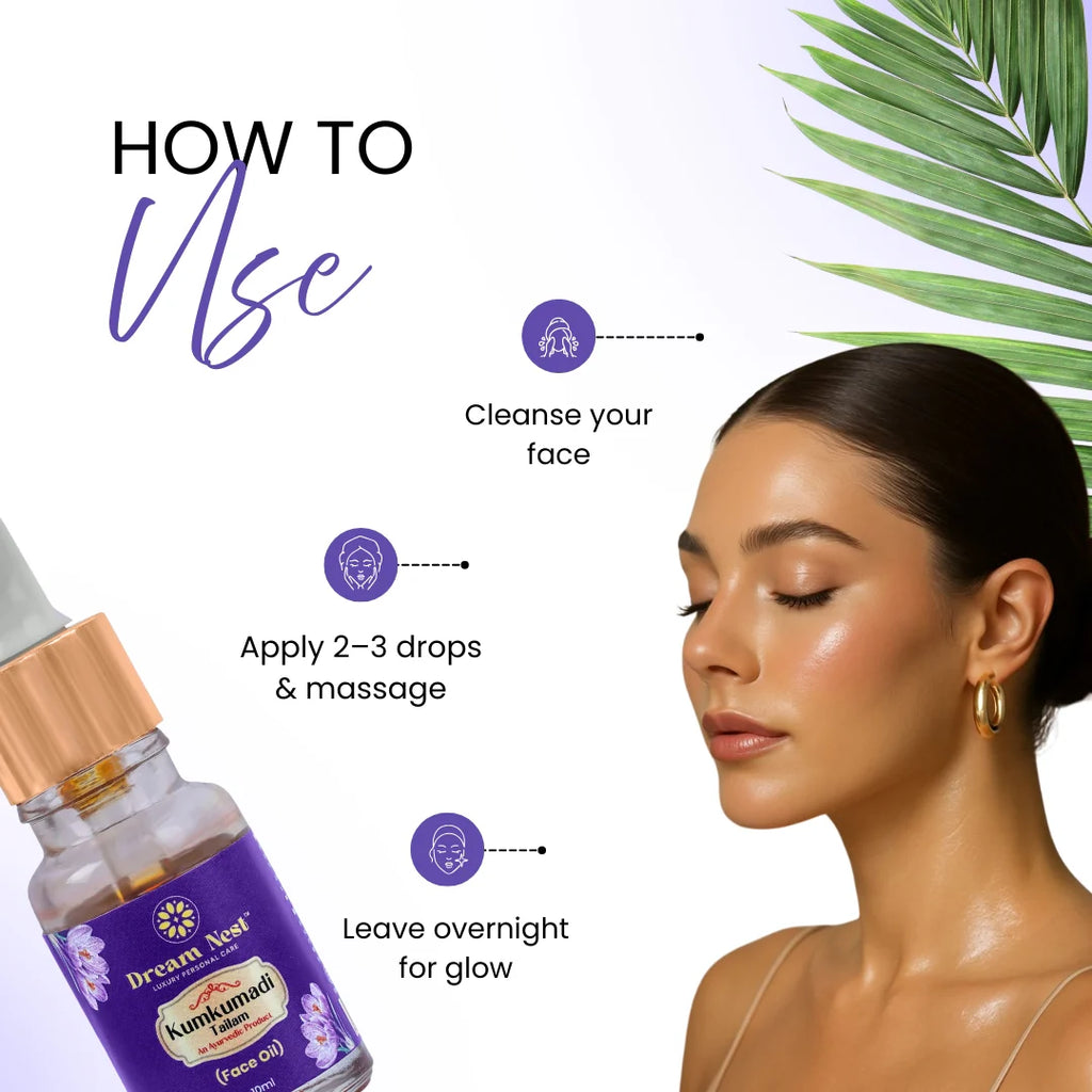 Buy Kumkumadi Tailam & Get Kumkumadi Night Cream + One Free Gift